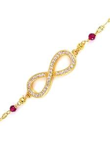 Buy PRIVIU Infinity Bracelet For Women Gold Plated Stylish Infinity ...