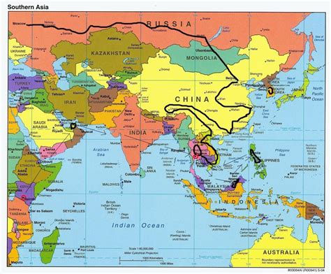 World Map India And Dubai - Hayley Drumwright