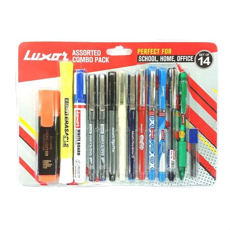 Luxor Assorted Stationery Pack – PAPERQUIRKS STATIONERY