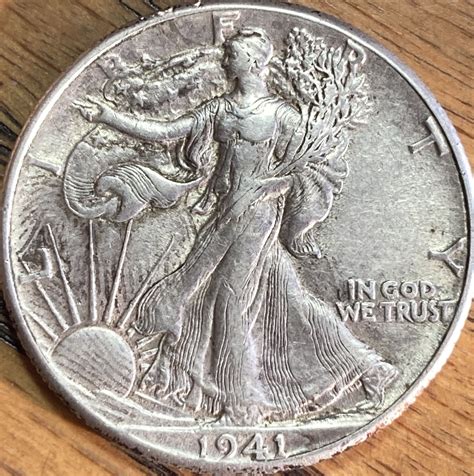 1941 walking liberty half dollar in EXTREMELY FINE condition - For Sale ...