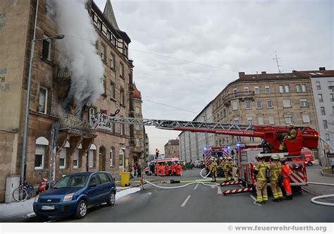 Zimmerbrand in der Fürther Südstadt – Feuerwehr Fürth