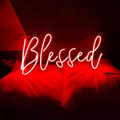 Buy Blessed Neon Sign Online at Best Price | ASI – Laser Cut Studio