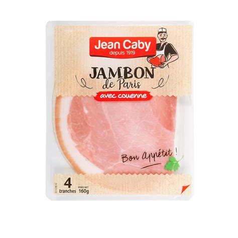 Our Jambon de Paris with rind - Jean Caby