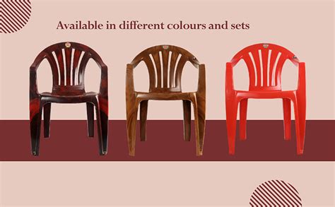 Cello Plastic Solid Capri Chair, Arm Rest - Beige | Strong and Durable ...