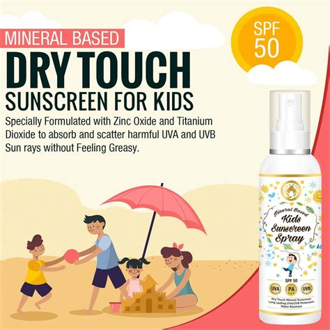 Buy MOM & WORLD MINERAL BASED KIDS SUNSCREEN SPRAY SPF 50, WATER ...