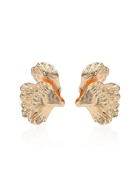 Bold Abstract Petal Earrings – KAZO