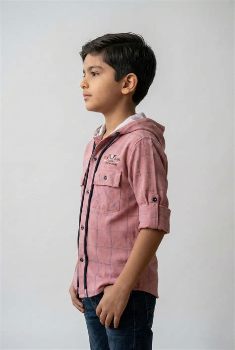 Havok Boys Pink Checkered Hoodie