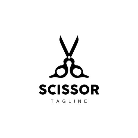 Barber tools scissors logo haircut tools vector barber design symbol ...