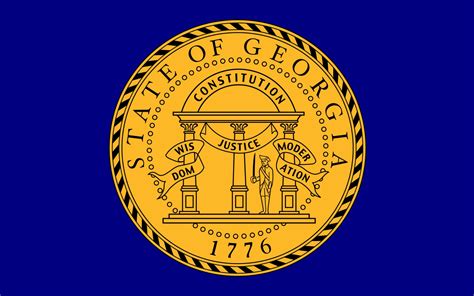 State Of Georgia Logo The Official Seal Georgia State Wide Business