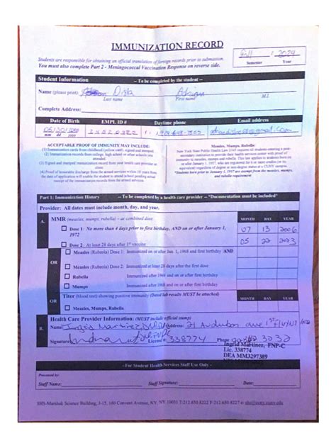 Docket Immunization Record Update 的图像结果