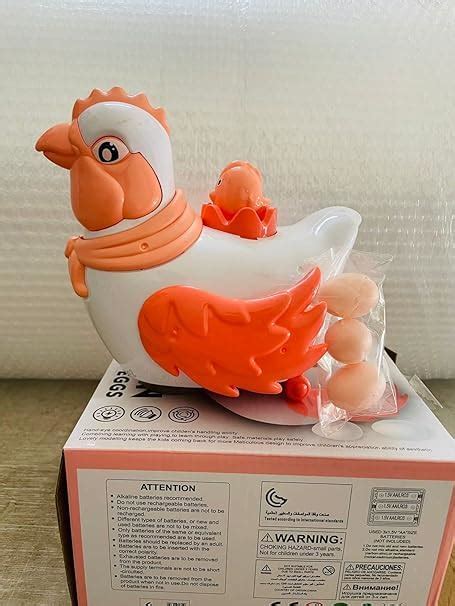 Kmc kidoz Very Cute Electric Walking Hen Laying Eggs Toy with Lights ...