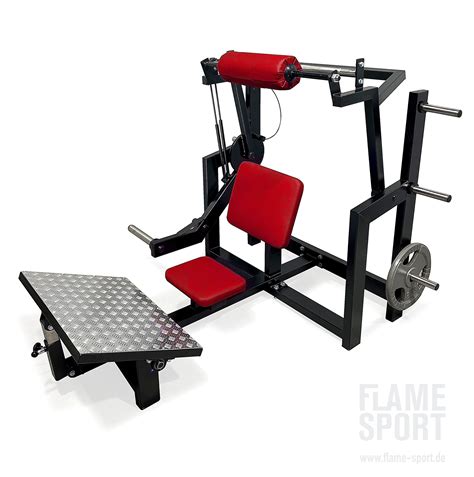 Glute Bridge Machine, Heavy Duty Plate-Loaded Hip Thrust Machine 500 Lb ...