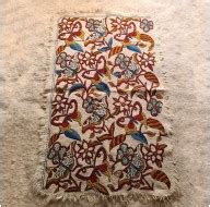 BUTTERFLY DESIGN HANDMADE DOUBLE AARI EMBROIDERED NAMDA 6X4 FT| Garuda Life