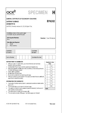Fillable Online ocr org unit b74202 c4c5c6 module c4 mark scheme form ...
