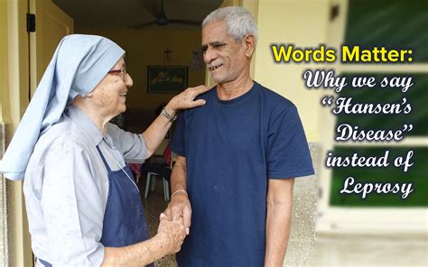 Vimala Dermatological Center: Words Matter: Why We Say “Hansen’s ...