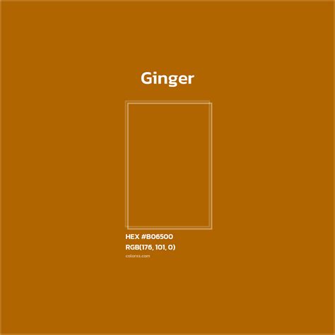 Ginger Color Description at Troy Musselman blog