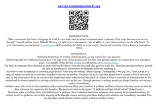 Image result for Communication Essay Introduction Sample