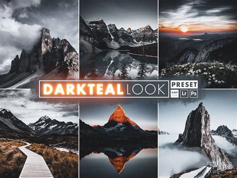 DARK TEAL Preset | XMP-Files for Lightroom and Camera Raw | Moody ...