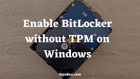 BitLocker TPM 的图像结果