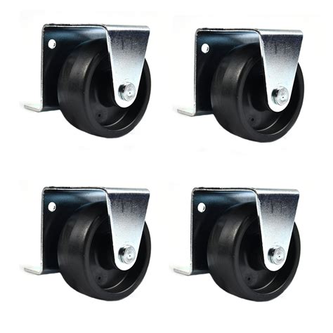 Low Profile Casters Wheels For Trundle Roll Out Beds Cabinets ...