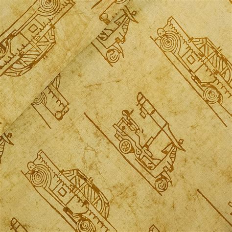 Pure Cotton Dabu Mustard All Different Four Wheeler Hand Block Print F ...