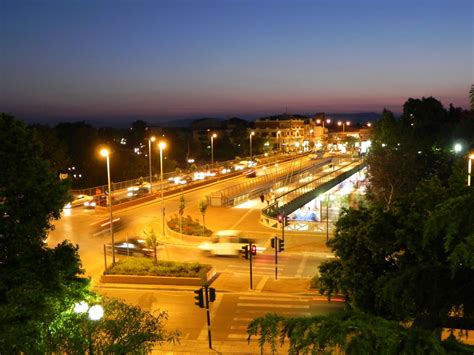 Stunning Bridge over Pineios River in Larissa, Greece