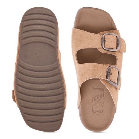 Strapped Beige Slider – The CAI Store