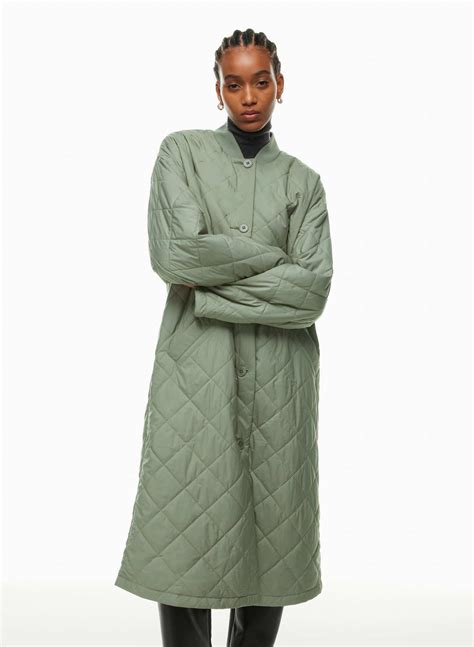 Wilfred PAVANT QUILTED LONG JACKET | Aritzia CA