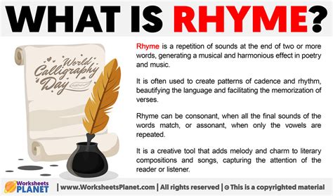 Hard Rhyme Definition at Lisa Cunningham blog