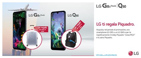 LG lancia una nuova promozione: accessori Piquadro in regalo con G8s ...