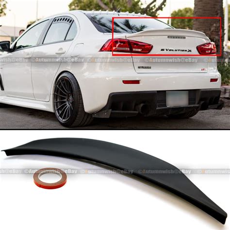 Buy For 08-15 Lancer EVO X 10 Primer Ready RS Style Rear Duck Trunk ...
