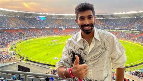 Jasprit Bumrah Makes Surprise Appearance At Narendra Modi Stadium To ...