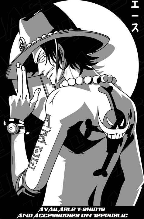One Piece Monkey D Ace by yass1anime | Character design, Anime, One piece