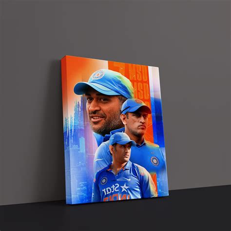 Cricket | MS Dhoni The Pride of India Framed Poster(Wall Art) – Lamron.co