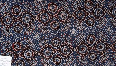Authentic Ajrakh Print Fabrics | Explore Ajrak Block Fabrics Online ...