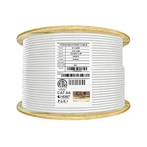 Infinity Cable CAT6A 10G Shielded Solid Plenum FTP 100% Pure Copper ...