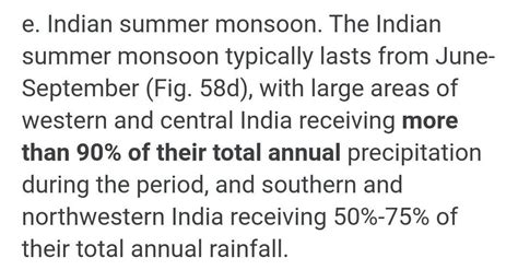 the amount of rainfall recieved in the summer season in india - Brainly.in