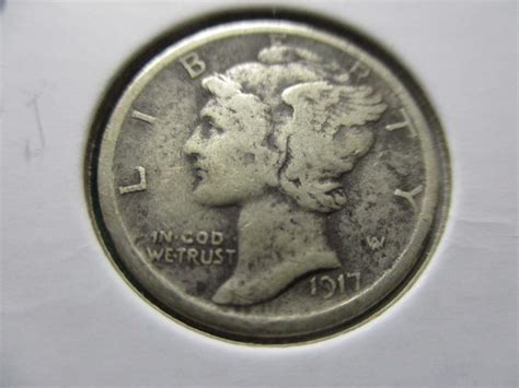 1917 Mercury Dime. Item: 10 M17-26. - For Sale, Buy Now Online - Item ...