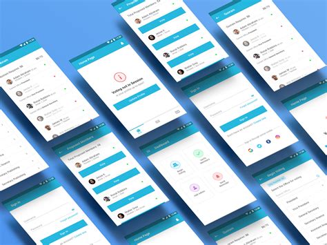 Voting App UI Design 的图像结果