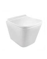 Jaquar Aria Rimless Wall Hung WC with UF Soft Close Slim Seat Cover ...