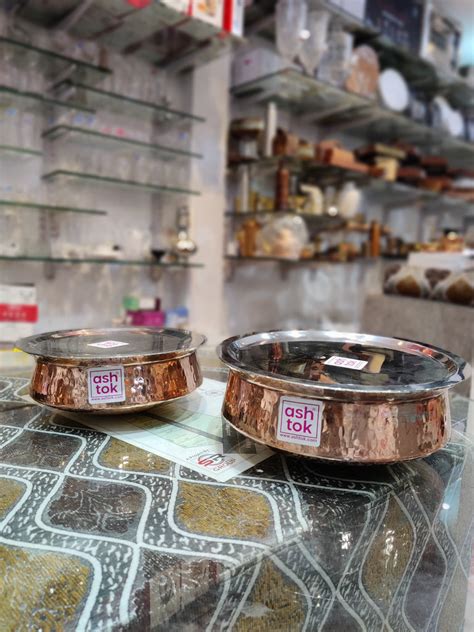 Buy Copper Biryani Handi with Heavy Gauge and Kalai-Coated Inside – Ashtok