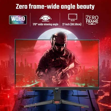 Acer Nitro XV272U F3 68.6 cm (27") IPS WQHD 2560 x 1440 Gaming LED ...