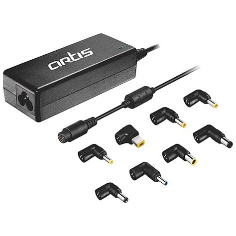 Artis 65Watt Universal Laptop Adapter with 8 Interchangeable Connector ...