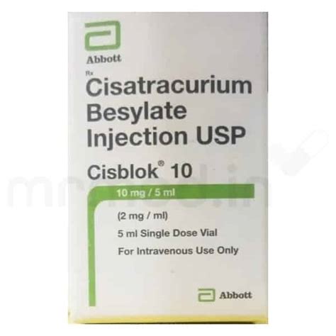 Buy Cisblok 10mg Injection Online: Uses, Price, Dosage, Instructions ...