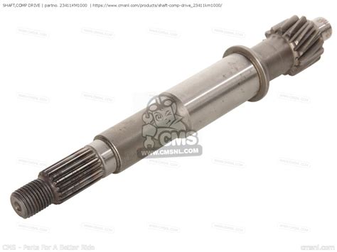 SHAFT,COMP DRIVE for Honda - order at CMSNL