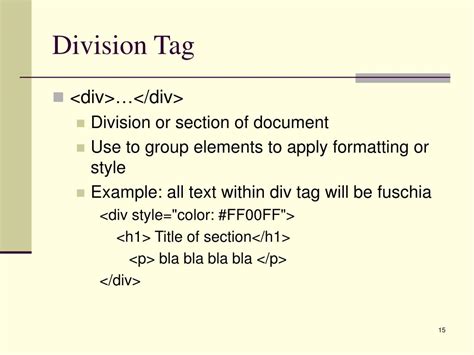 Image result for HTML Division