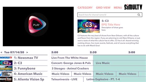 Image result for TV Program Guide Overlay