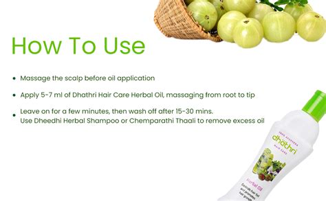 Buy Dhathri Hair Care Herbal Oil, Ayurvedic Oil for Hair Growth ...