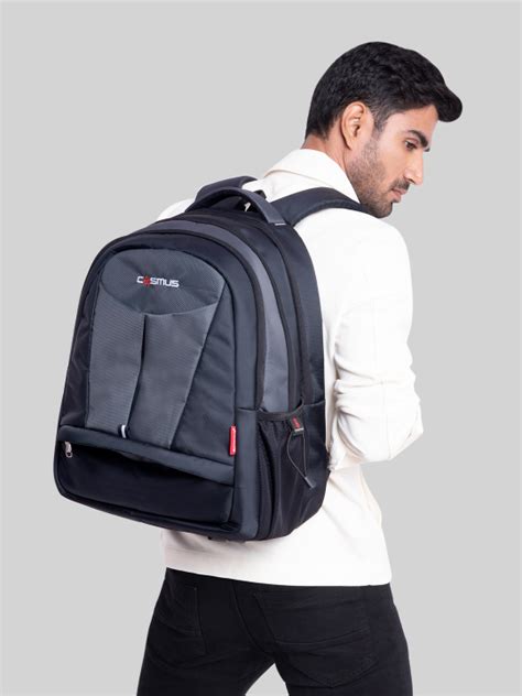 Buy Eden DX Black Grey Laptop Backpack Bag Manufacturer
