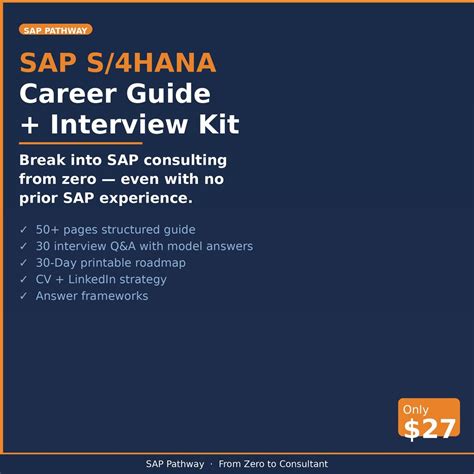 Buy SAP S/4HANA Career Guide for Beginners | Consultant Roadmap and ...
